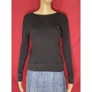 Polo Ralph Lauren Waffle Knit Crewneck Thermal Top XS